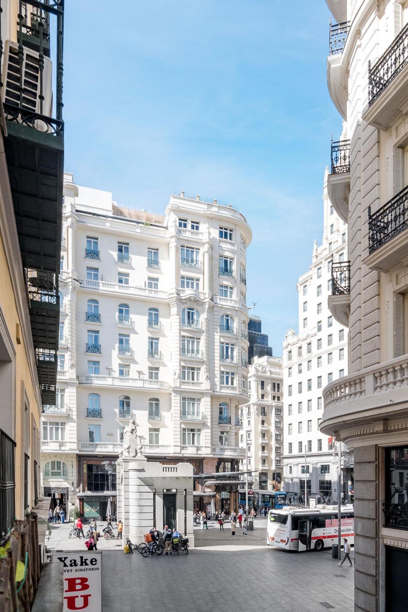 Charming Gran Via Madrid Leilighet Eksteriør bilde
